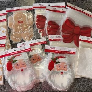 Holiday Cookie Cutter Set - Red and White